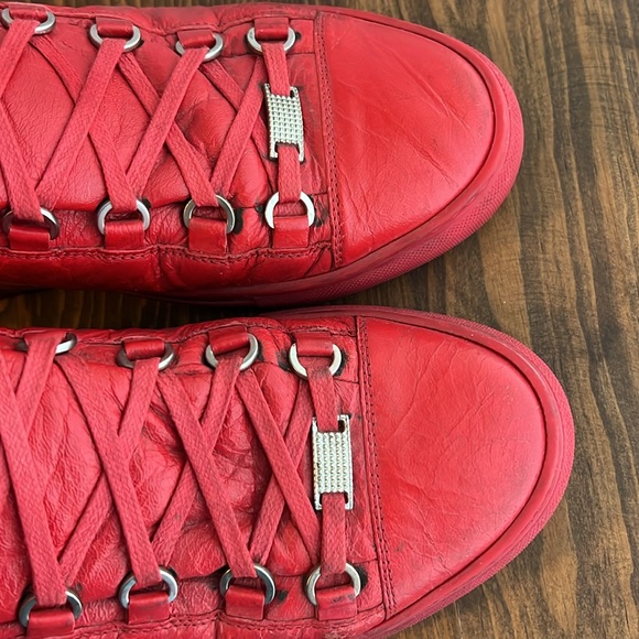 Balenciaga Arena high top size EU 41, color opaque rouge paprika - Picture 6 of 14